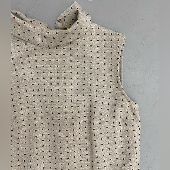 Vintage 70’s Deadstock Handmade Matching Set Dress & Belted Jacket Polka Dot - Picture 8 of 14